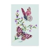 Изобразително изкуство 'пеперуда в люляк' от Карол РУП