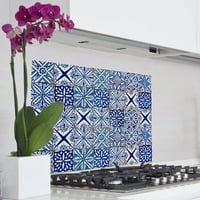 Домашен декор линия Синя азулейос кухненски панел декал