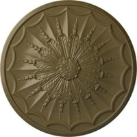 Екена Милуърк 1 8 од 5 8 п Артис таван медальон, Ръчно рисувана Мисисипи кал