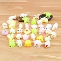 Squishy Toy Cute Mochi Squishy Cat Squeeze Лечебно забавно деца Kawaii Toy Stress Reliever Decor Бебешки играчки Други