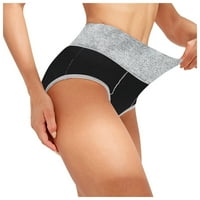 интими за жени жени солидни цветни пачуърки гащи гащички бельо Knickers Bikini Underpants Black + 4XL