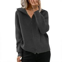 Женски пуловер палто дълга дебела жена дълъг пуловер жилетка пуловер Топ излишък от ежедневни жилетка пуловер Топ яке есен за пуловери за