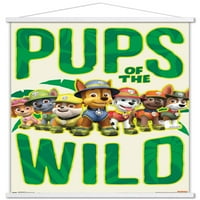 Nickelodeon Paw Patrol - Плакат за дива стена с бутални щифтове, 22.375 34