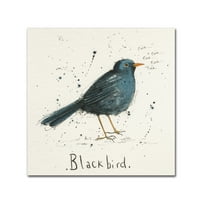 Изобразително изкуство 'черна птица' платно изкуство от Мишел Кембъл