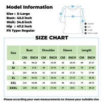 Ръкав Дамски Плюс размер Топ бутон нагоре хлабав годни Нагънат Дамски Туники летни върхове Скрий корема поток с гамаши 4-ти юли рокля блузи за жени флот 3х