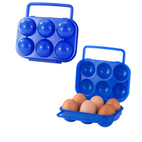Пластмасов контейнер за яйца Trianu преносим сгъваем държач на яйца носител за съхранение на табла за съхранение BO