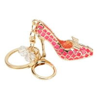 Сладък ключодържател, елегантен стил декоративни атрактивни ключови вериги жени за украса на чанта за портфейли Pendants Pink