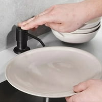 Mingyiq 350ml сапунен дозатор кухня мивка черна ръчна помпа измиване течна бутилка ABS