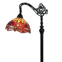 Tiffany Style Dragonfly Reading Floor Lamp - 62 висок