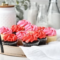 Свежест гарантирана ванилия и шоколад мини кексчета, розово и червено, Брой
