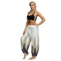 Блуек за мъже и женски панталони от чатала ретро отпечатани панталони за йога