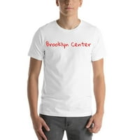 Ръкописен памучен тениска с къс ръкав в Бруклин с неопределени подаръци