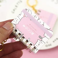Keychain малка книга Keychain Mini Cat Book Key Ring Creative Keychain