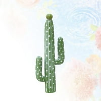 Симулационен кактус неравномерно зелено кактуси аквариум градина растение Направи си микро пейзаж декорация фалшиви растения размер s