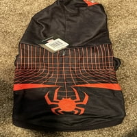 Marvel Dog Spiderman Black and Red Hoodie Sz Med