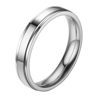 Feledorashia пръстени за жени Матер Деня на подаръци ярка повърхностна цветна неръждаема стомана Двойка титаниев стоманен пръстен