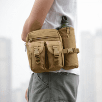 Тактическа чанта за талия Военна пакет, водоустойчив колан с държач за бутилка с вода, подходящ за туризъм и алпинизъм и риболов