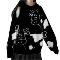 Вълна пуловер пуловери за жени мека зима случайни клирънс трикотажни черни пуловери Размер с