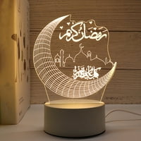 Set Night Light Добър предавание Висока яркост меки светлини ОЧЕНИ ЗАЩИТА USB батерия захранване 3D ефект замък замък лампа домашен декор