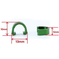 Телени скоби тръби за тръби планински велосипед C оформено закопчалка велосипедна линия тръба фиксиране на тръба скоби линии клипове за велосипедна спирачна линия катарама
