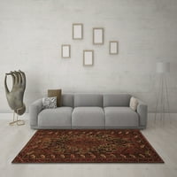 Ahgly Company Indoor Round Персийски кафяви традиционни килими, 3 'кръг