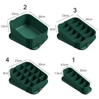Удобни кутии за съхранение на бельо класифицирани за многократна употреба пластмасови многофункционални Чорапи сутиен организатор за килер