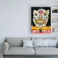 Търговска марка изобразително изкуство 'Санто' платно изкуство от Хорхе р. Гутиере