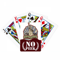 Графити улица Ню Йорк забележителен модел Peek Poker Playing Card Private Game