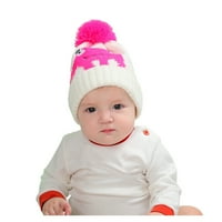 Kayannuo Обратно към училищния клирънс новородено бебе бебешки шапки за момчета момичета шапка памучен плетен зимни топли шапки коледни подаръци