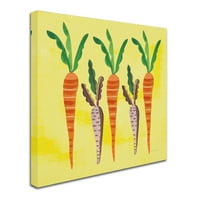 Търговска марка изобразително изкуство 'Вегетарианско време В В2' платно изкуство от Фарида Заман