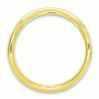 Ле & Лу стерлинги сребро Стифиращи изрази полиран злато-плоча вълна пръстен ЛАЛ12055