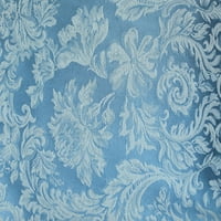 Крайната Текстил Миранда ФТ. Дамаска вталена покривка - за банкет и сгъваеми правоъгълни маси, шисти синьо