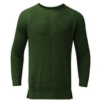 Authormvch пуловери за жени есен и зима дълъг ръкав пуловер солидна жилетка пуловер дамски върхове падане върхове за жени дамски пуловери армия зелено