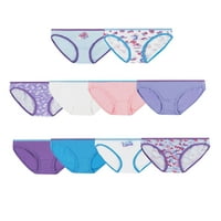 Памучните бикини на Hanes 'Girls Assorted 6