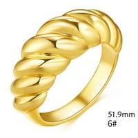 Джиколилили Нов резбов пръстен Мъже жени Двойка пръстени ретро Златно покритие Хипоалергенни пръстени Коледни сделки Разчистване
