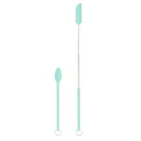 Garhelper Mini Silicone Spatula Set, многократна красота мъничка шпатула, за козметика, торта за сладко от сладко