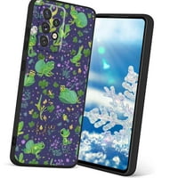 Тъмно-семеен-vintage-floral-eeshetic-телефонен калъф за samsung galaxy a 5g за жени мъжки подаръци, мек силиконов стил шок