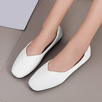 Дамски дишащи обувки с дантела апартаменти Небрежни обувки за жени за ходене на бежово 41