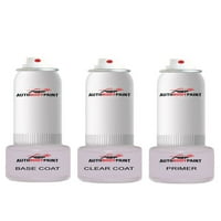 Докоснете Basecoat Plus Clearcoat Plus Primer Spray Paint Kit, съвместим с тъмносив метален es lexus