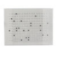 Декмод съвременни бели Акрил 3Д Сребро и черни точки дизайн сянка кутия, 30 в 40 ч
