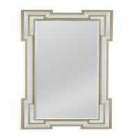 Bassett Mirror MDF Gardner Floor Mirror със златно покритие M4596EC