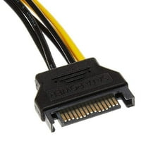 15-пинов SATA мъж за пин PCI-Express женски адаптер за захранване на видеокарта