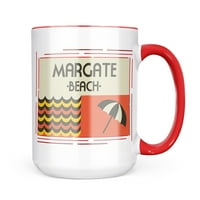 Неонблондинка САЩ плажове ретро Маргейт Плаж чаша подарък за любителите на кафе чай