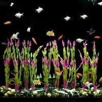 Изкуствени водни растения от морски водорасли за декор на аквариума, използван за домакински и офис аквариум симулация пластмасови водорасли Водни растения Декорации Пласт