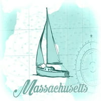 Масачузетс, платноходка, тил, крайбрежна икона
