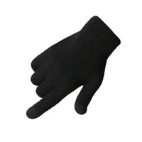 Мъжете сгъстяват сензорни ръкавици, плетени топли ръкавици против вятърни антиплъзгащи ръкавици за открито-G