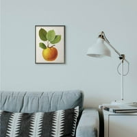 Ступел индустрии реколта плодове ябълка живопис в рамка Джикле текстуриран изкуство от Вижън студио
