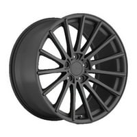 Алуминиев джан Chicane 17x8in Matte Gunmetal Finish, 1780chc405114g76