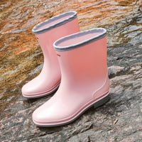Quealent възрастни жени обувки обувки дъжд за мъже на открито летни обувки дъждовни градински износване- обувки с вода обувки женски ботуши женски мъжки дъжд ботуш розово 8