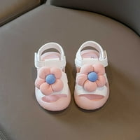 Момичета за малки деца Baotou сандали момичета сандали бебе мека подметка сандали принцеси обувки за момичета размер 20